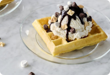 Waffle and Ice Cream